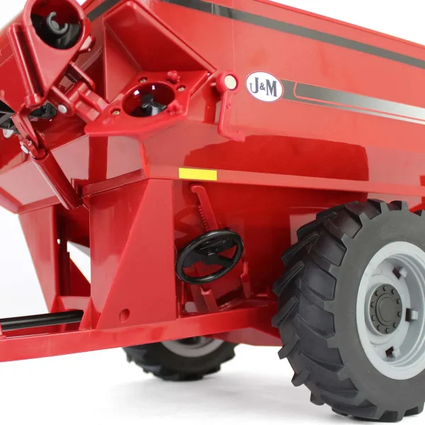 Manufacturer_ERTL Implements | Combines & Harvesters<1/16 Case IH 8240 Combine & Red J&M 875 Grain Cart Set, ERTL Big Farm