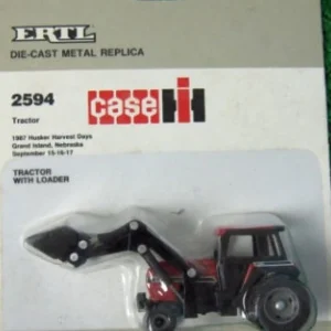 Manufacturer_ERTL Tractors<1/64 Case IH 2594 with Loader, 1987 Husker Harvest Days, Grand Is., NE