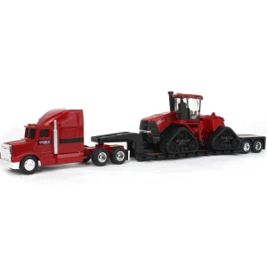 Manufacturer_ERTL Tractors<1/64 Case IH AFS Connect Steiger 620 Quadtrac with Semi & Lowboy Trailer