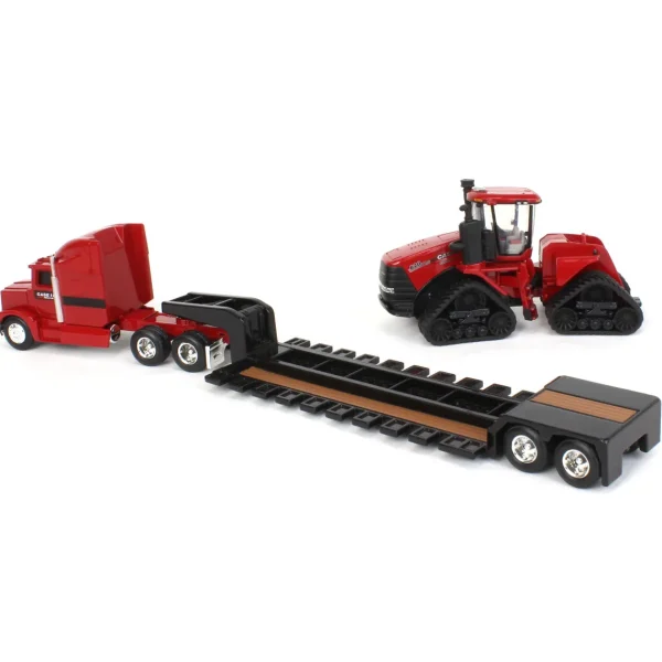 Manufacturer_ERTL Tractors<1/64 Case IH AFS Connect Steiger 620 Quadtrac with Semi & Lowboy Trailer
