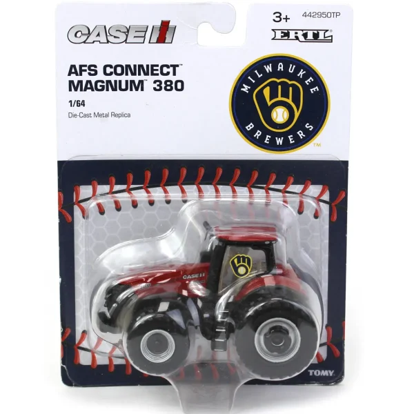 Manufacturer_ERTL Tractors<1/64 Case IH AFS Magnum 380 with Duals, Milwaukee Brewers Edition