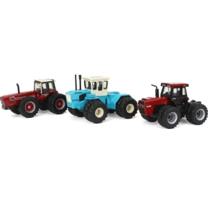 Manufacturer_ERTL Tractors<1/64 Case IH & IH 4WD Tractor Set, Toy Tractor Times 40th Anniversary