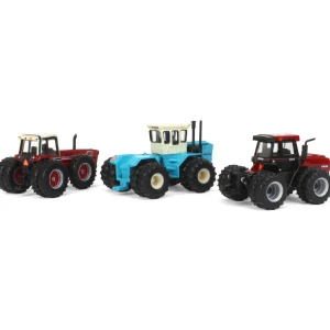 Manufacturer_ERTL Tractors<1/64 Case IH & IH 4WD Tractor Set, Toy Tractor Times 40th Anniversary