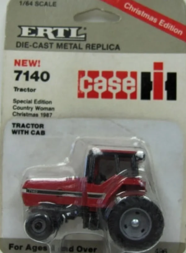 Manufacturer_ERTL Tractors<1/64 Case IH Magnum 7140, Special Edition Country Woman Christmas 1987