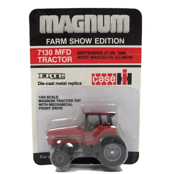 Manufacturer_ERTL Tractors<1/64 Case IH Magnum 7130 with MFD, 1988 Illinois Farm Show