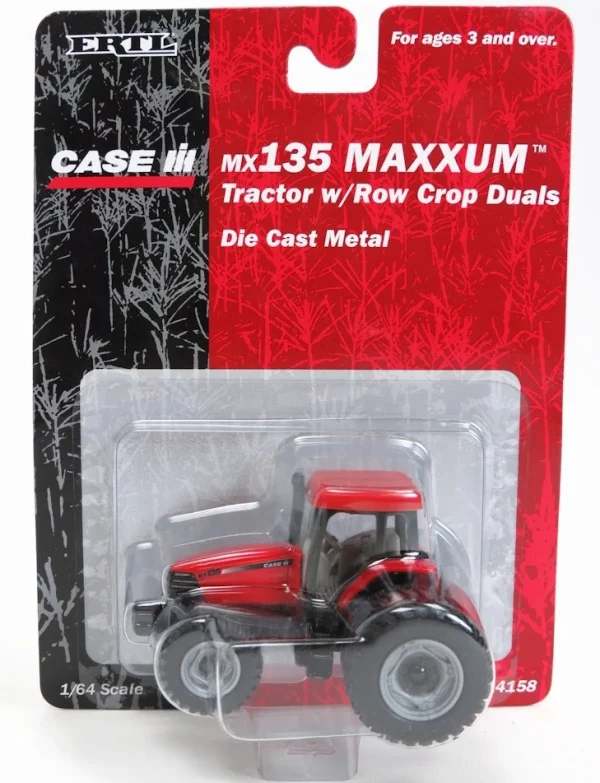Manufacturer_ERTL Tractors<1/64 Case IH MX135 with Rear Duals by ERTL