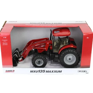 Manufacturer_ERTL Tractors<1/16 Case IH MXU 135 with Loader
