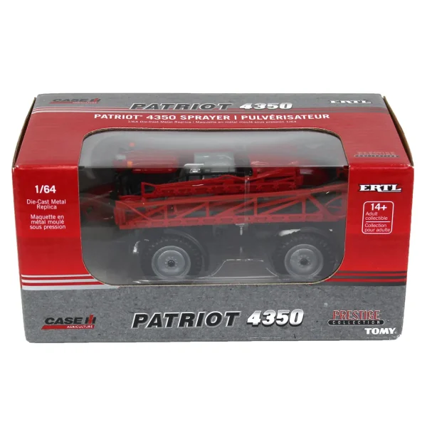 Manufacturer_ERTL Implements<1/64 Case IH Patriot 4350 Self-Propelled Sprayer, ERTL Prestige Collection
