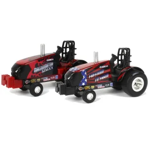 Outback Toys Tractors | Pulling Tractors<1/64 Case IH "Freedom to Farm" and "Magnumator MMXX" Pulling Tractor Set