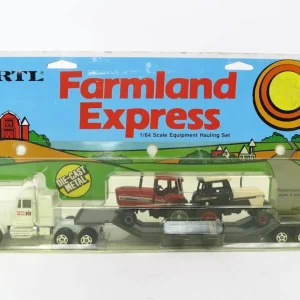 Manufacturer_ERTL Tractors | Lowboys & Flatbeds<1/64 Case IH Semi with Case 2594 and IH 5088 Tractors