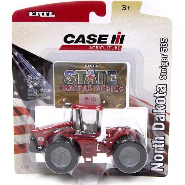 Manufacturer_ERTL Tractors<1/64 Case IH Steiger 4WD 535, North Dakota, State Tractor Series #43