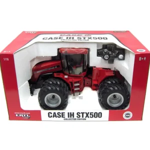Manufacturer_ERTL Tractors<1/16 Case IH STX500 4WD with Chrome 1/64 Scale Version