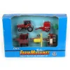 Manufacturer_ERTL Tractors | Implements<1/64 Case IH Tractor & Implement Set with 7130 Magnum, 8465 Baler, Bale, Wing Disk, Sprayer & Planter