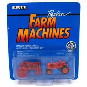 Manufacturer_ERTL Tractors<1/64 Case International Historical Tractor Set with Farmall F-20 & Case VAC