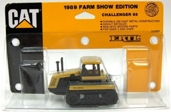 Manufacturer_ERTL Tractors<1/64 CAT Challenger 65, 1989 Farm Show Edition