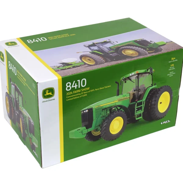 Manufacturer_ERTL Tractors<Charcoal Chase Unit ~ 1/16 John Deere 8410, Farm Show 25th Anniversary