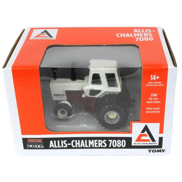 Manufacturer_ERTL Tractors<Chase Unit ~ 1/64 Allis Chalmers 7080 Maroon Belly Tractor with Rear Duals