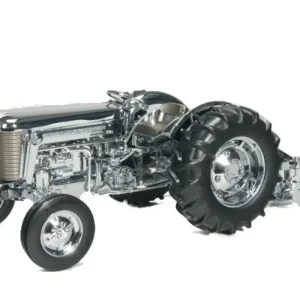 Manufacturer_SpecCast Tractors<Chrome Version ~ 1/16 Massey Ferguson 65 with No. 62 Plow, Toy Tractor Times