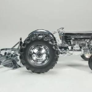 Manufacturer_SpecCast Tractors<Chrome Version ~ 1/16 Massey Ferguson 65 with No. 62 Plow, Toy Tractor Times