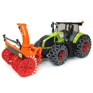 Manufacturer_Bruder Toys Tractors<1/16 Claas Axion 950 Tractor with Snow Blower & Tire Chains by Bruder
