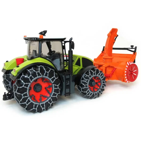 Manufacturer_Bruder Toys Tractors<1/16 Claas Axion 950 Tractor with Snow Blower & Tire Chains by Bruder
