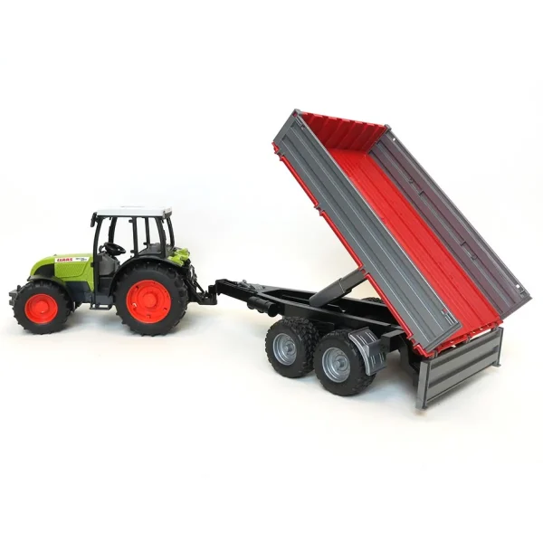 Manufacturer_Bruder Toys Implements<1/16 Claas Nectis 267 F with Frontloader and Trailer