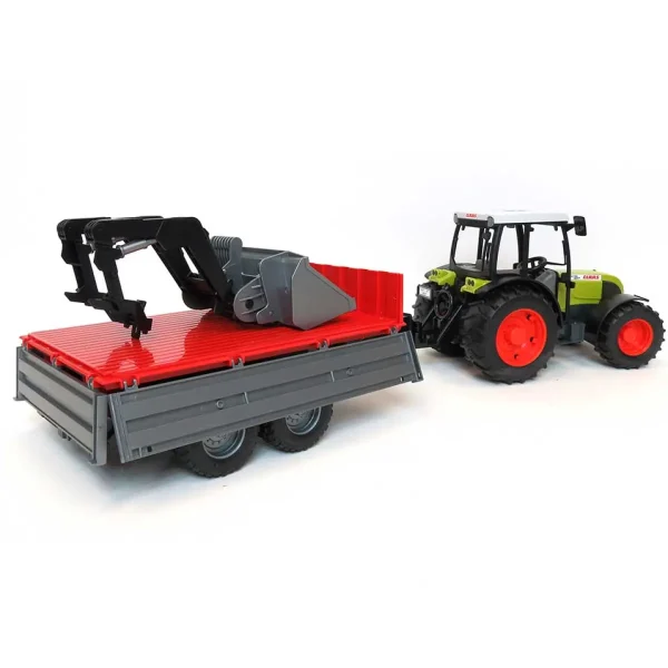 Manufacturer_Bruder Toys Implements<1/16 Claas Nectis 267 F with Frontloader and Trailer