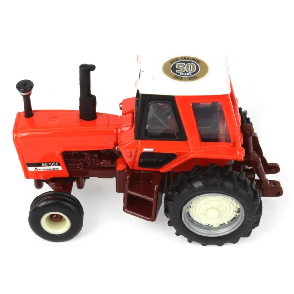 Manufacturer_ERTL Tractors<1/64 Collector Edition Allis Chalmers 7050 Maroon Belly 50th Anniversary Tractor by ERTL