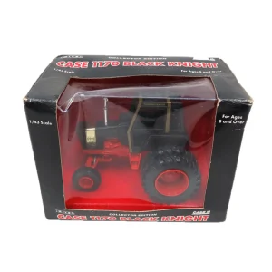 Manufacturer_ERTL Tractors<1/43 Collector Edition Case 1170 Black Knight Demonstrator with Duals