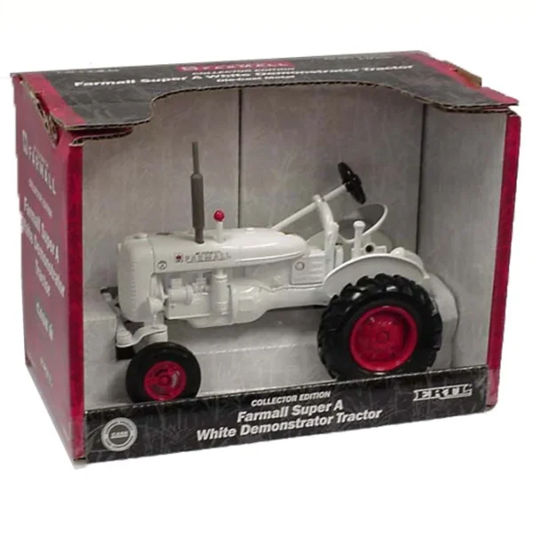 Manufacturer_ERTL Tractors<1/16 Collector Edition IH Farmall Super A White Demonstrator