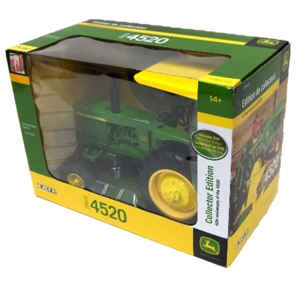 Manufacturer_ERTL Tractors<1/16 Collector Edition John Deere 4520 with ROPS & Collector DVD