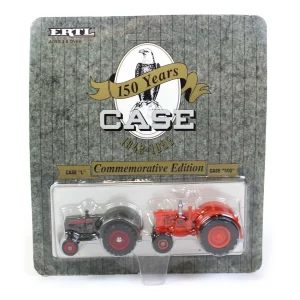 Manufacturer_ERTL Tractors<1/64 Commemorative Edition Case 150 Years Set with Case L & Case 500