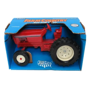 Manufacturer_ERTL Tractors<1/16 Diecast Red Tractor with Plastic Wheels by ERTL