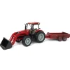 Manufacturer_ERTL Tractors | Implements<1/16 ERTL Big Farm Case IH Puma 195 with Loader & "Muddy" Spreader