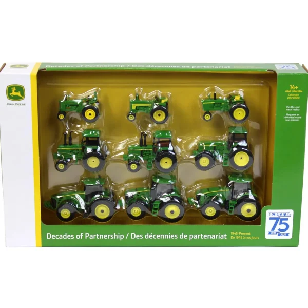 Manufacturer_Other Tractors<1/64 ERTL 75th Anniversary Edition John Deere 9 Piece Set
