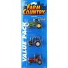 Manufacturer_ERTL Tractors<1/64 ERTL Value Pack with John Deere 7800, Ford 8340 & Case International 7150