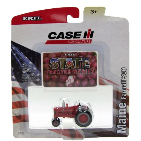 Manufacturer_ERTL Tractors<1/64 Farmall 300, ERTL State Tractor Series #12, Maine
