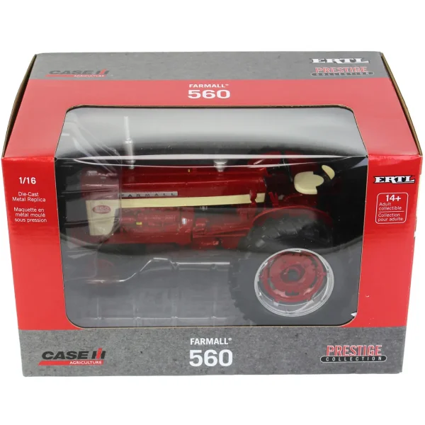 Manufacturer_ERTL Tractors<1/16 Farmall 560 Narrow Front, ERTL Prestige Collection