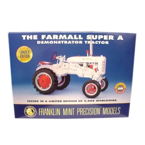 Manufacturer_Other Tractors<1/12 Farmall Super A White Demonstrator Tractor by Franklin Mint