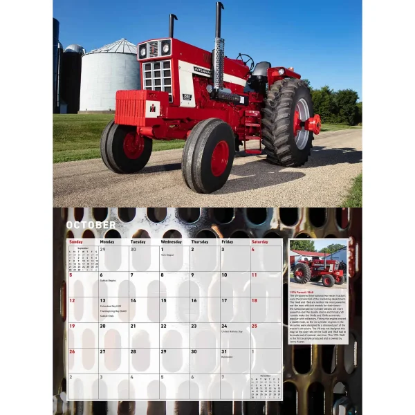 Outback Toys Tractors<2025 Farmall Tractors 12 Month Calendar, 17in x 12in