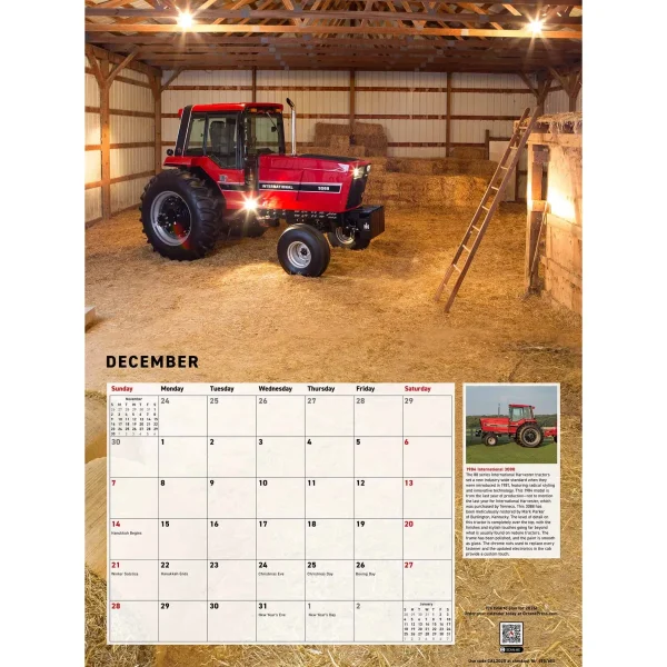 Outback Toys Tractors<2025 Farmall Tractors 12 Month Calendar, 17in x 12in