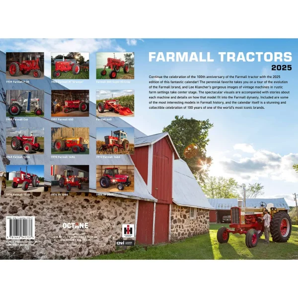 Outback Toys Tractors<2025 Farmall Tractors 12 Month Calendar, 17in x 12in