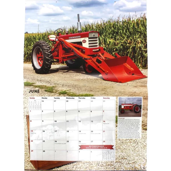 Outback Toys Tractors<2025 Farmall Tractors 12 Month Calendar, 17in x 12in