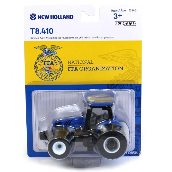 Manufacturer_ERTL Tractors<1/64 FFA New Holland T8.410 with Front & Rear Duals
