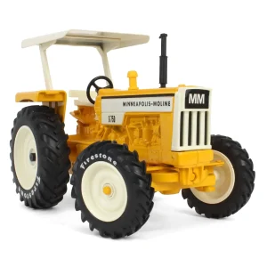 Manufacturer_ERTL Tractors<1/16 #8 Firestone Minneapolis Moline G750 with ROPS & ''White Letter'' Firestone Tires