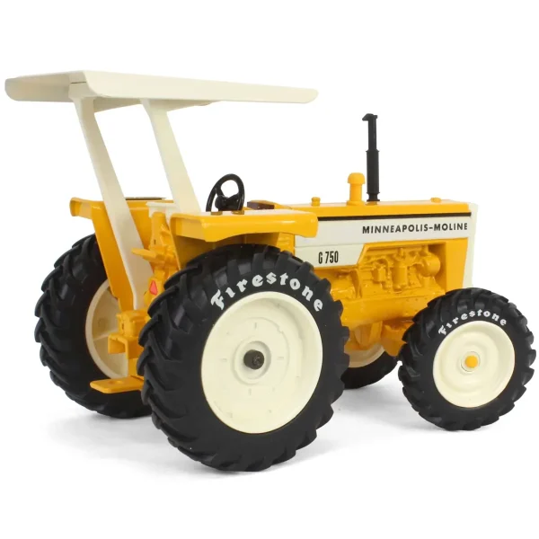 Manufacturer_ERTL Tractors<1/16 #8 Firestone Minneapolis Moline G750 with ROPS & ''White Letter'' Firestone Tires