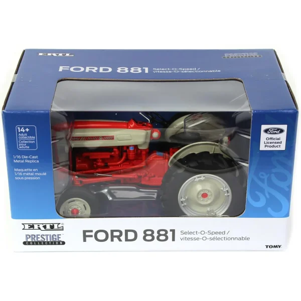 Manufacturer_ERTL Tractors<1/16 Ford 881 Select-O-Speed Wide Front, ERTL Prestige Collection