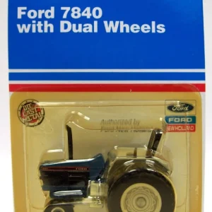 Manufacturer_ERTL Tractors<1/64 Ford 7840 Tractor with Duals & ROPS by ERTL