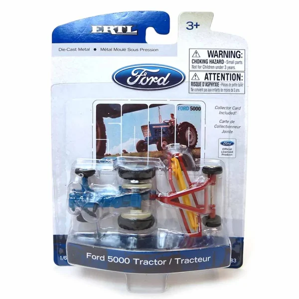 Manufacturer_ERTL Implements<1/64 Ford 5000 with Hay Rake