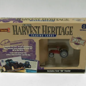 Outback Toys Tractors<1/64 Ford 8N with ERTL New Holland Harvest Heritage Series 2 Trading Cards